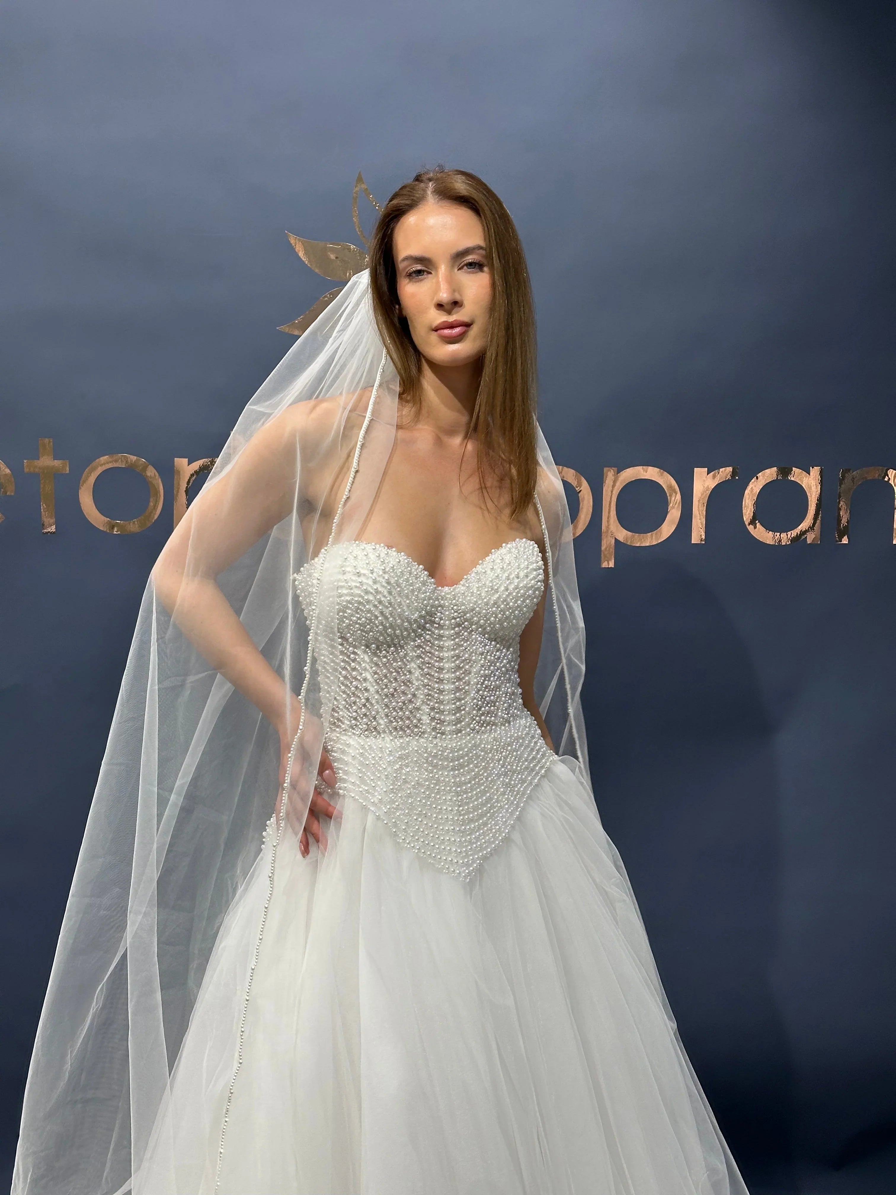 Victoria Soprano at BBFW 2025: New Bridal Collection Premiere in Barcelona