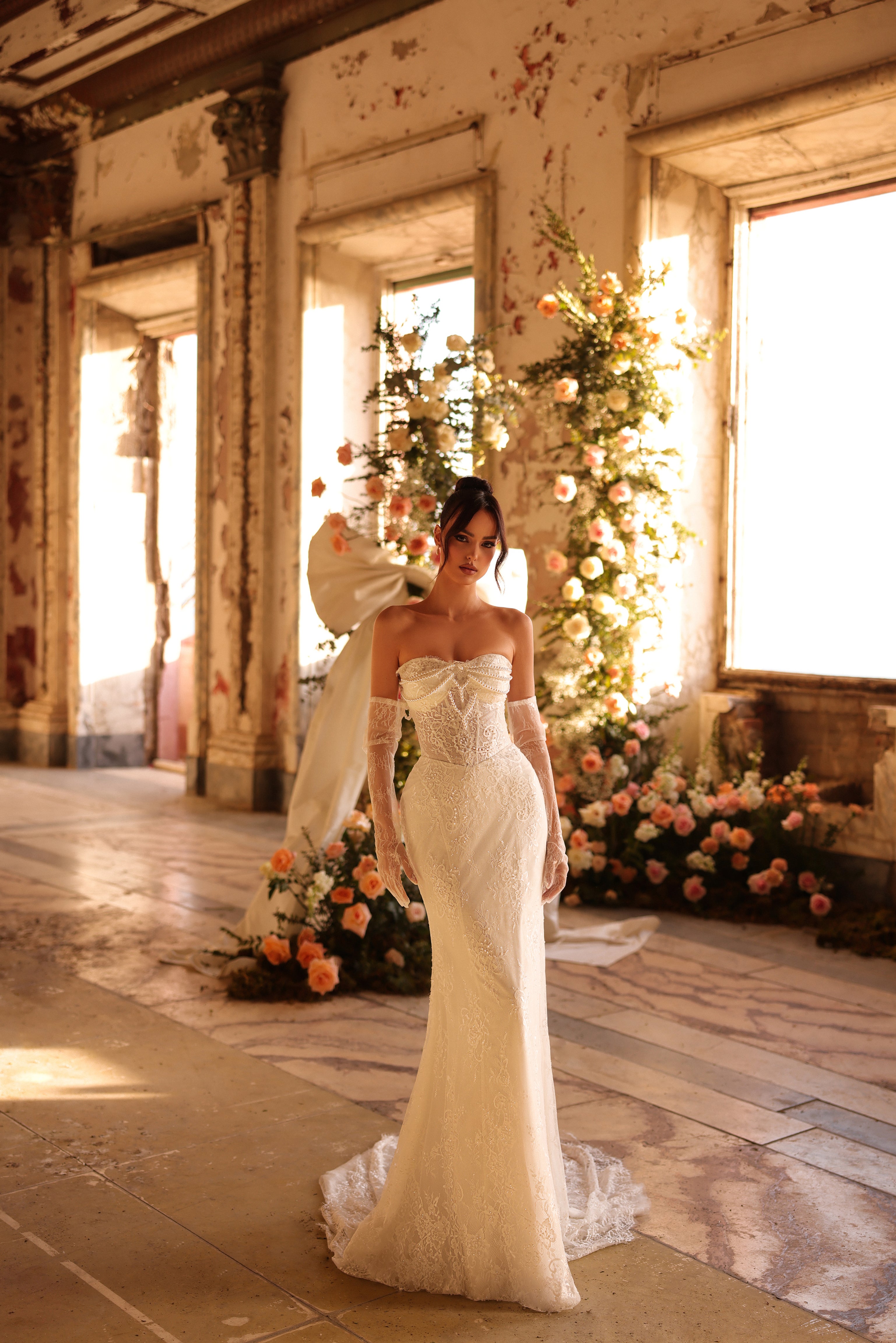 Alba – Minimalist Silk A-Line Wedding Dress | Victoria Soprano