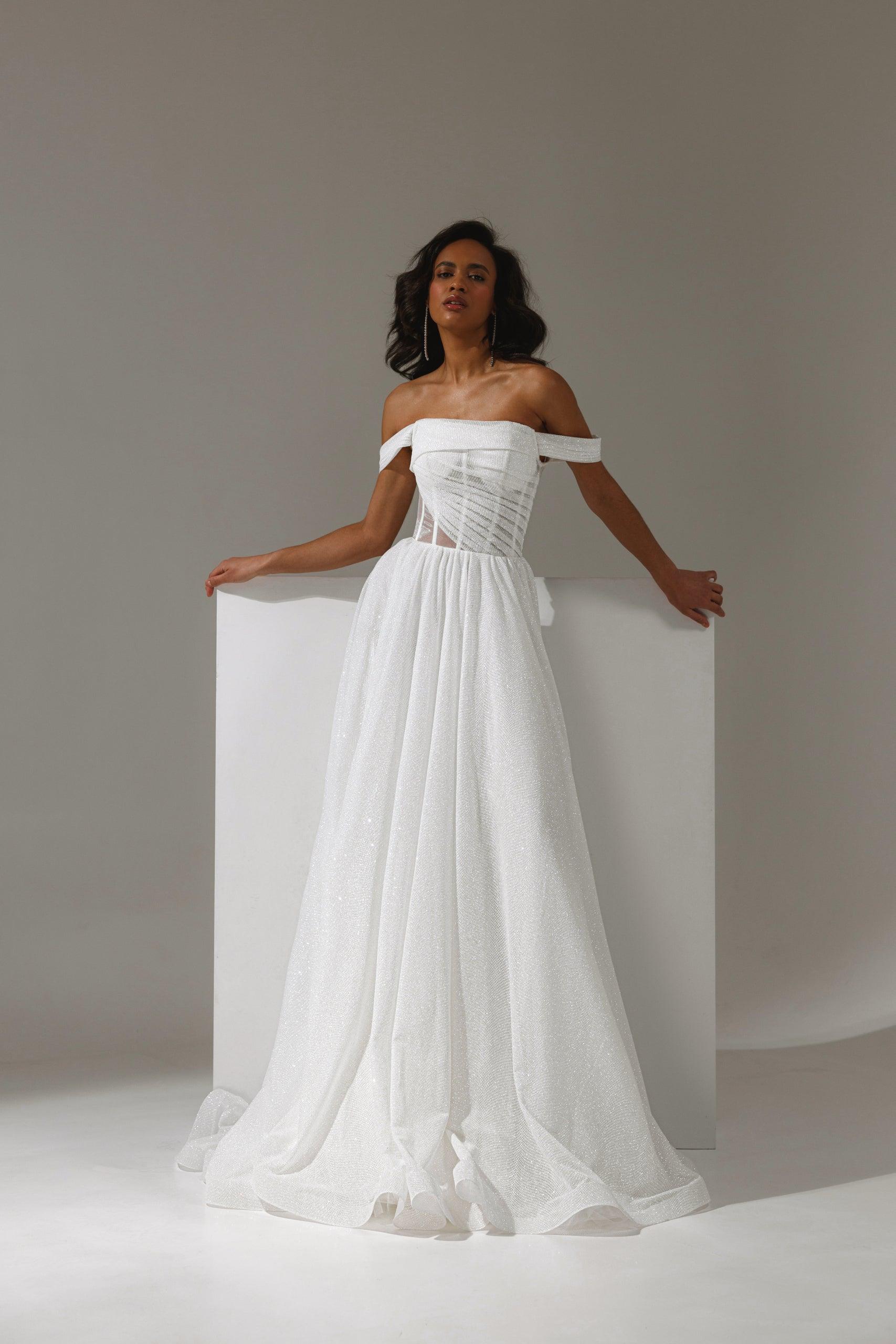 kim's dress design kim kardashian Inspired White Dress- Size S