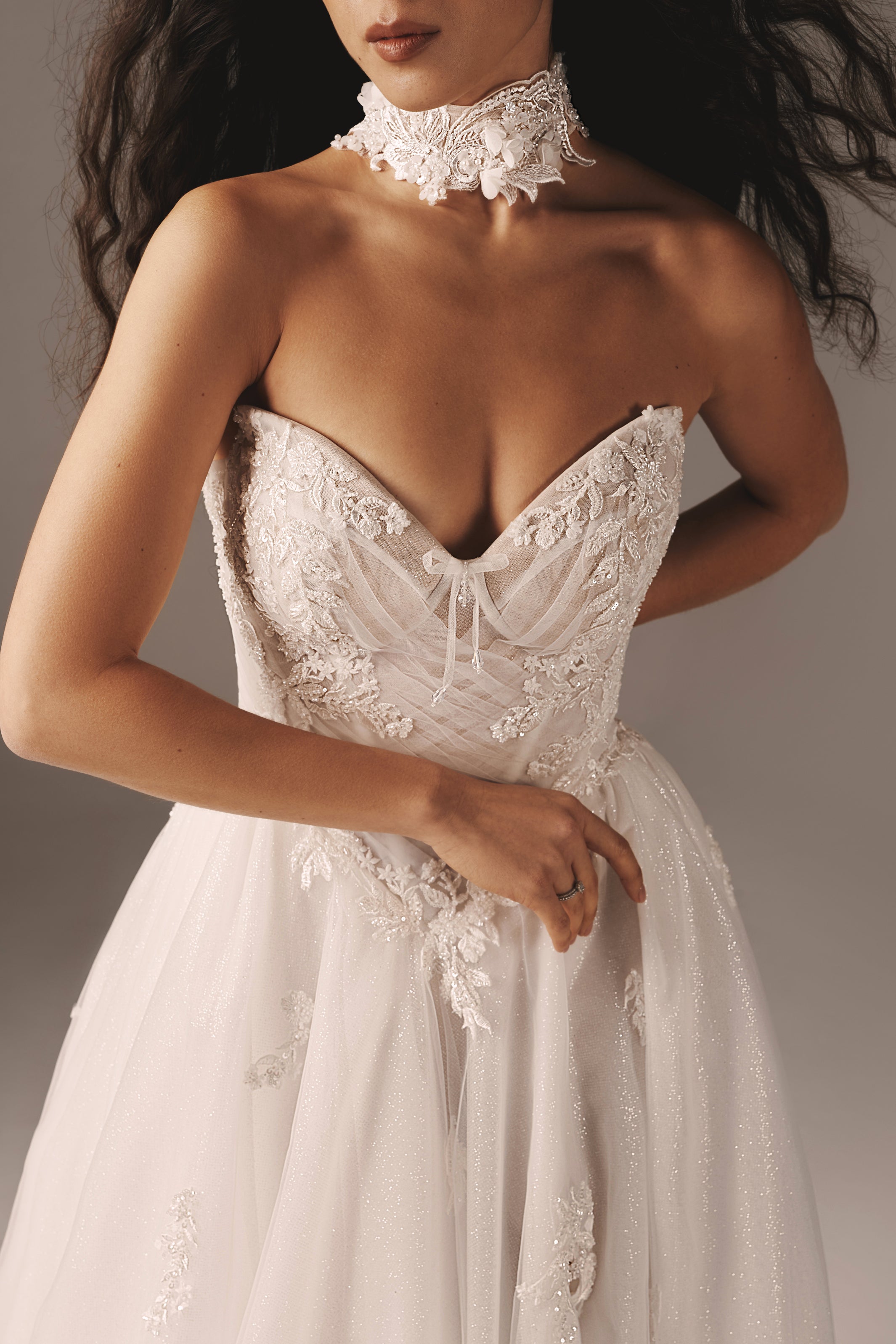 sparkling mesh dress Indila | Glitter Princess Gown with Slit Please refer to the Number of Desk:4 INV-154277 Butterfly sleeve Bohemian Maxi