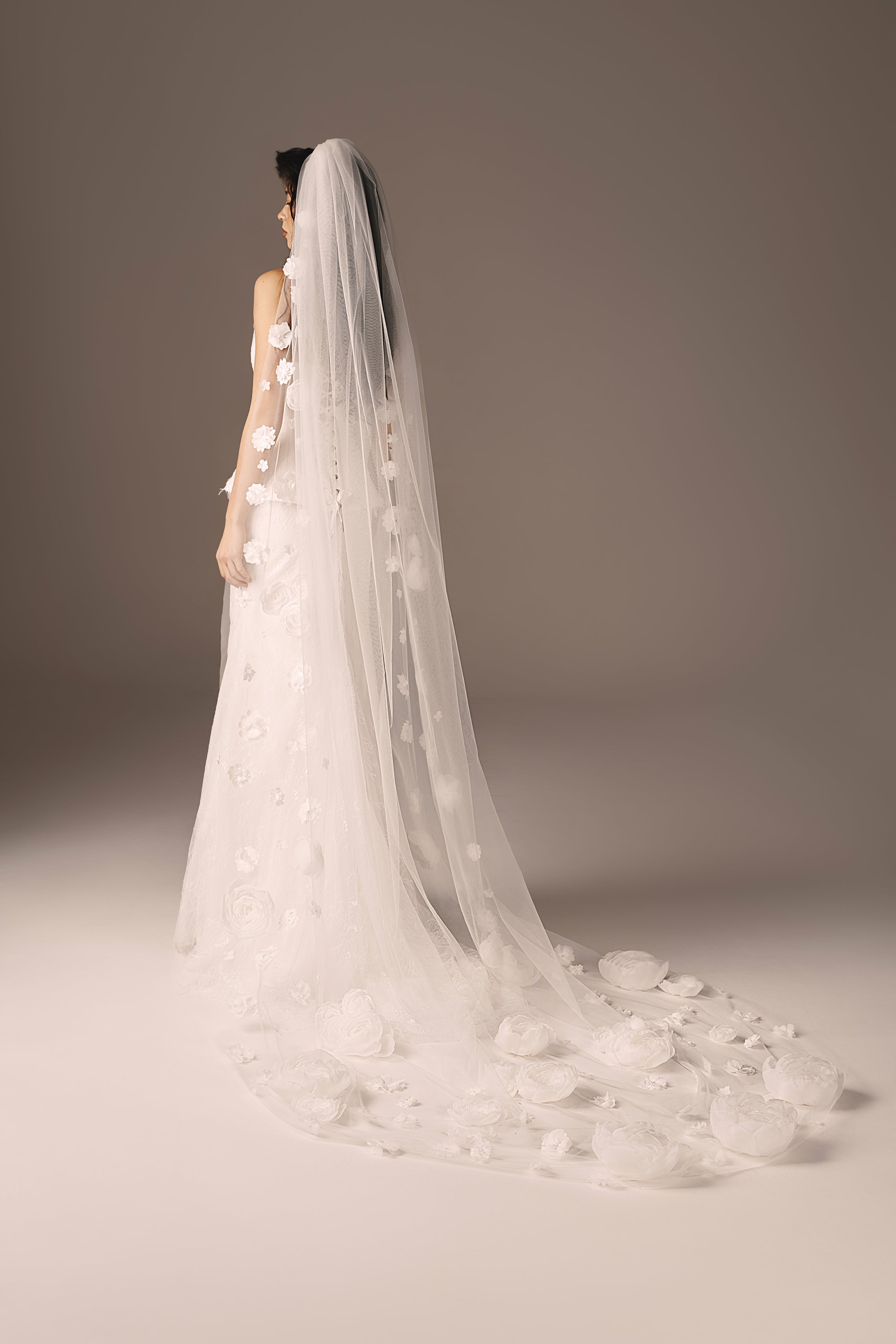 Emilie | Two-Piece French Chantilly Lace Set (Corset & Mermaid Skirt)